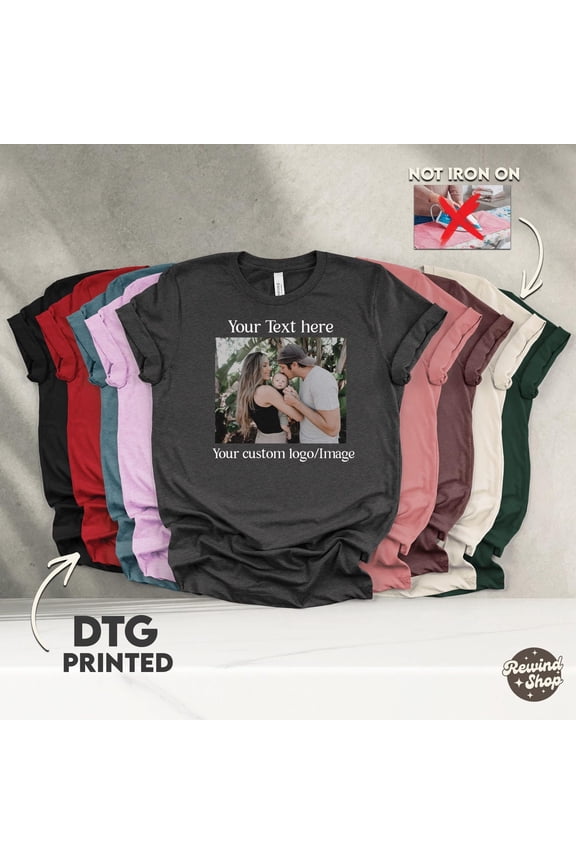 Custom TShirt Personalized Logo Shirt Custom Design Shirt Custom Text Shirt Your Business