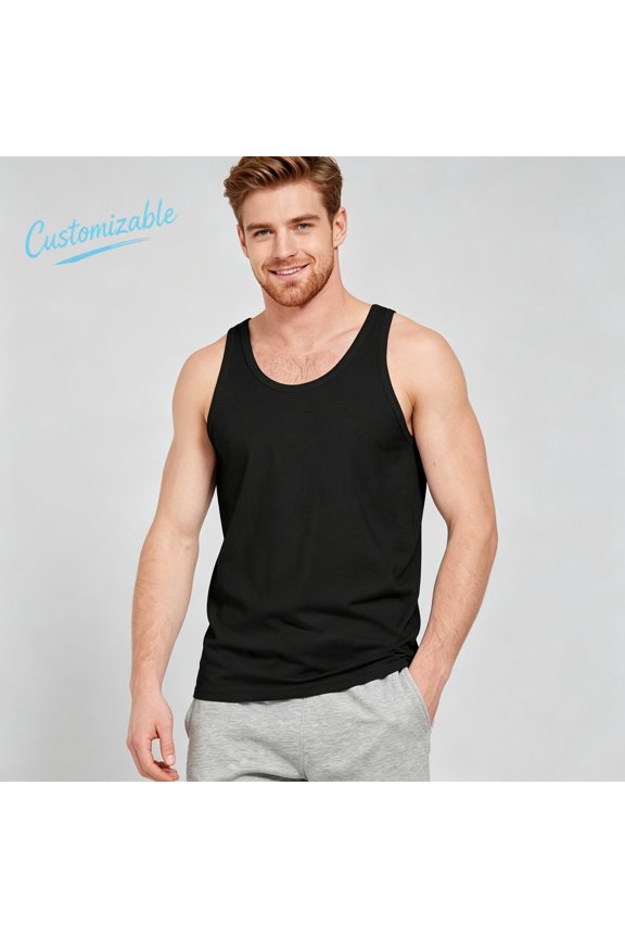 Custom Tank Top Personalized Photo Text Sleeveless Shirt