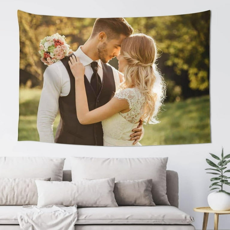 Custom Tapestry Add Your Own Text Name Message Home Decorative Personalized Walmart