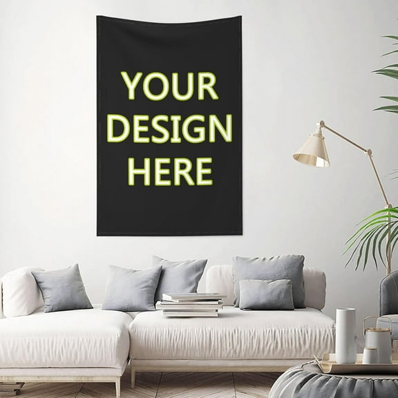 Custom Tapestry Personalized Backdrop with Text Customized Wall Hanging for Room Activity Party Wedding Birthday Gift and Bedroom Aesthetic,Vertical,50x60 Inch