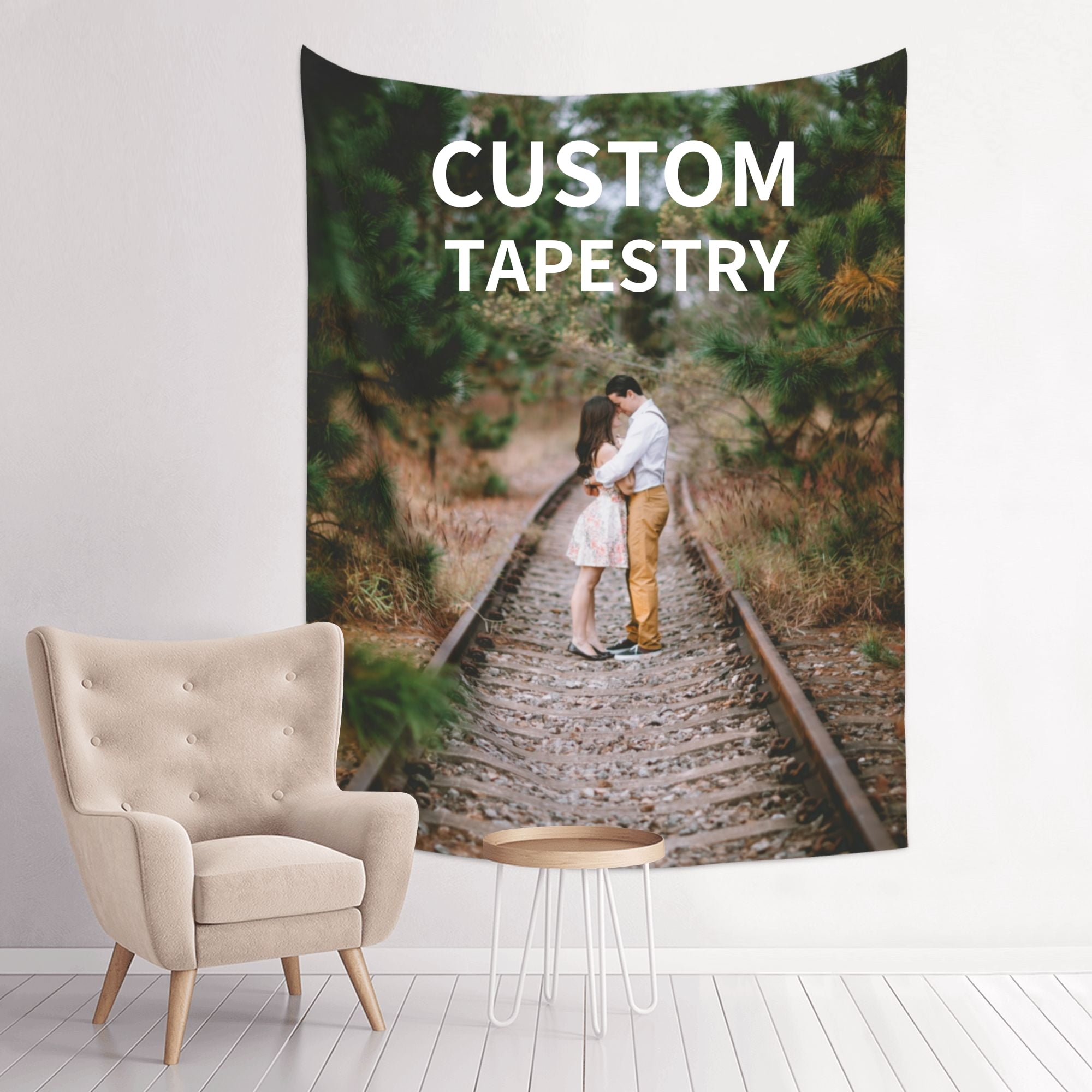 Personalized Tapestry with Custom Picture Prints Ideal Gift for Special Occasions 60inX40in Horizontal Walmart