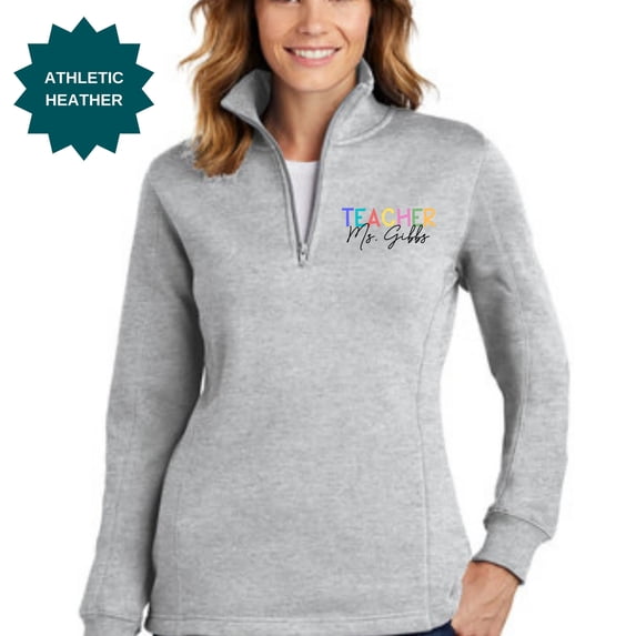 Custom Teacher Name Shirt, Teacher Pullover, Back to School Teacher Sweatshirt