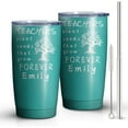 thumbnail image 1 of Custom Teacher Tumbler Cup,Personalized Teacher Travel Coffee Mug,Perfect Christmas, Thank You, Birthday, Appreciation Gifts for Teachers, 1 of 5