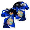 thumbnail image 1 of Custom Team Name and Name BINGO 3D Shirt for Men Women, Custom Bingo game Shirts for Team (Blue, 3XL), 1 of 10