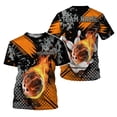 thumbnail image 1 of Custom Team Name and Name Bowling Shirt, 3D Bowling Shirts for Men, Short Sleeve Shirts for Team Bowling (Orange, 5XL), 1 of 10
