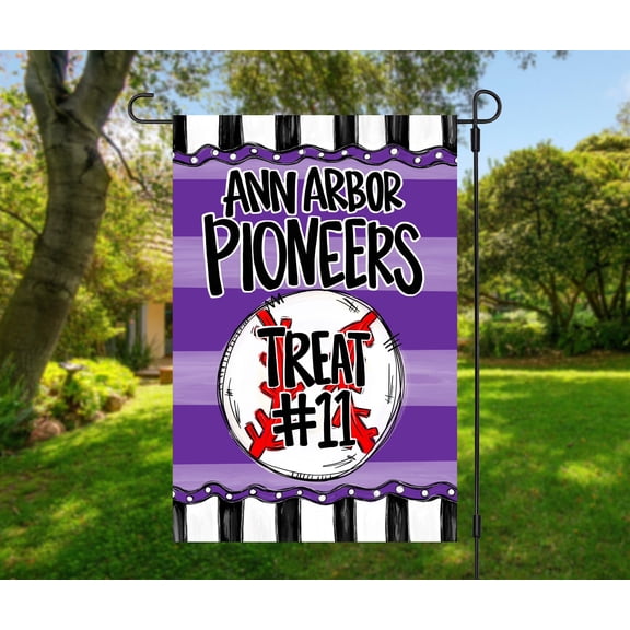 Custom Team baseball Garden Flag spring Yard Decor Flag personalized Yard Art Outdoor Deco