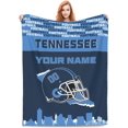 thumbnail image 1 of Custom Tennessee Blanket Personalized Throw Blankets Name and Number for Men Women Boy Football Style Decor Gifts, 1 of 6
