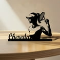 thumbnail image 1 of Custom Tennis Girl Table Decor, Tennis Player Metal Shelf Decor Home, Tennis Table Office Decor, Sport Home Decor, 1 of 6