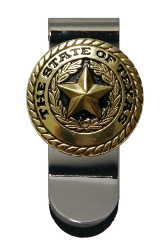Custom Texas Gold Seal Money Clip