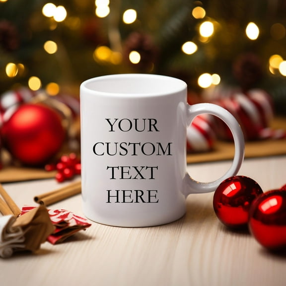 Custom Text Mug, Your Custom Text Here Mug, Personalized Coffee Mug, Coffee Lover Gift, Ceramic Coffee Mug, Your Text Here, Custom Gift, Ceramic Mug 11Oz
