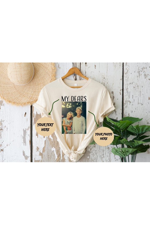 Custom Text Photo Tshirts Personalized Any Picture Image Text Shirt Multiple Sizes And Col