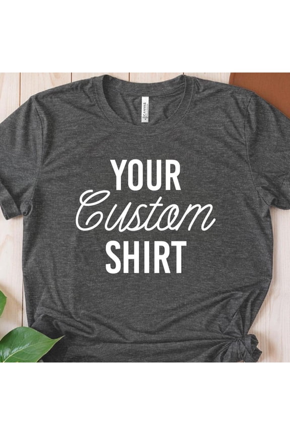 Custom Text Shirt Personalize Shirt Custom TShirt Your Text Here Personalize Printing Shir