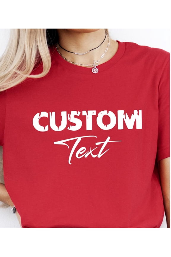 Custom Text T Shirt Customizable Business Shirt Custom Logo Shirts Logo Shirt Personalized