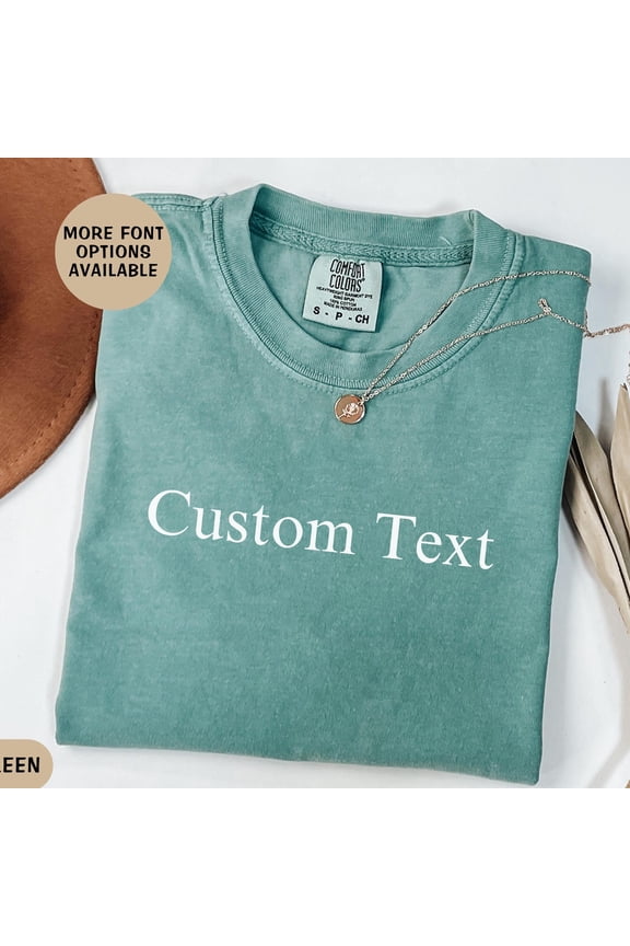 Custom Text TShirt Personalized Business Logo Shirt