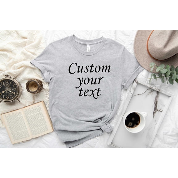 Custom Text Tshirt Custom Crew Shirt Custom Apparel Custom Group Shirt Custom Family Crew