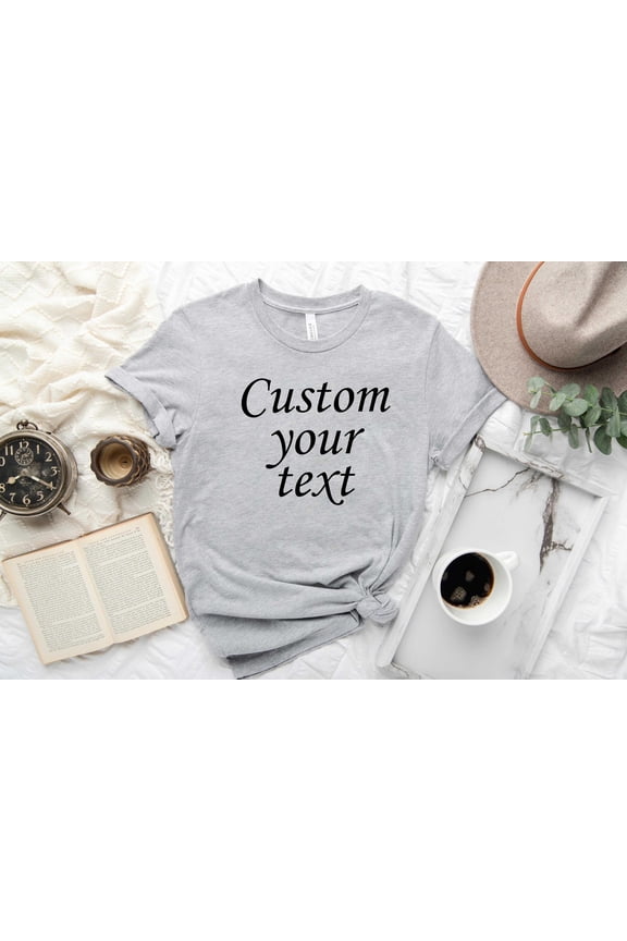 Custom Text Tshirt Custom Crew Shirt Custom Apparel Custom Group Shirt Custom Family Crew