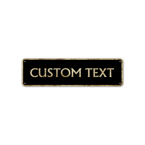 Custom Text Wording Here Caution Notice Novelty For Door Or Window Social Distancing Required Aluminum Metal Sign 4"x13.5"