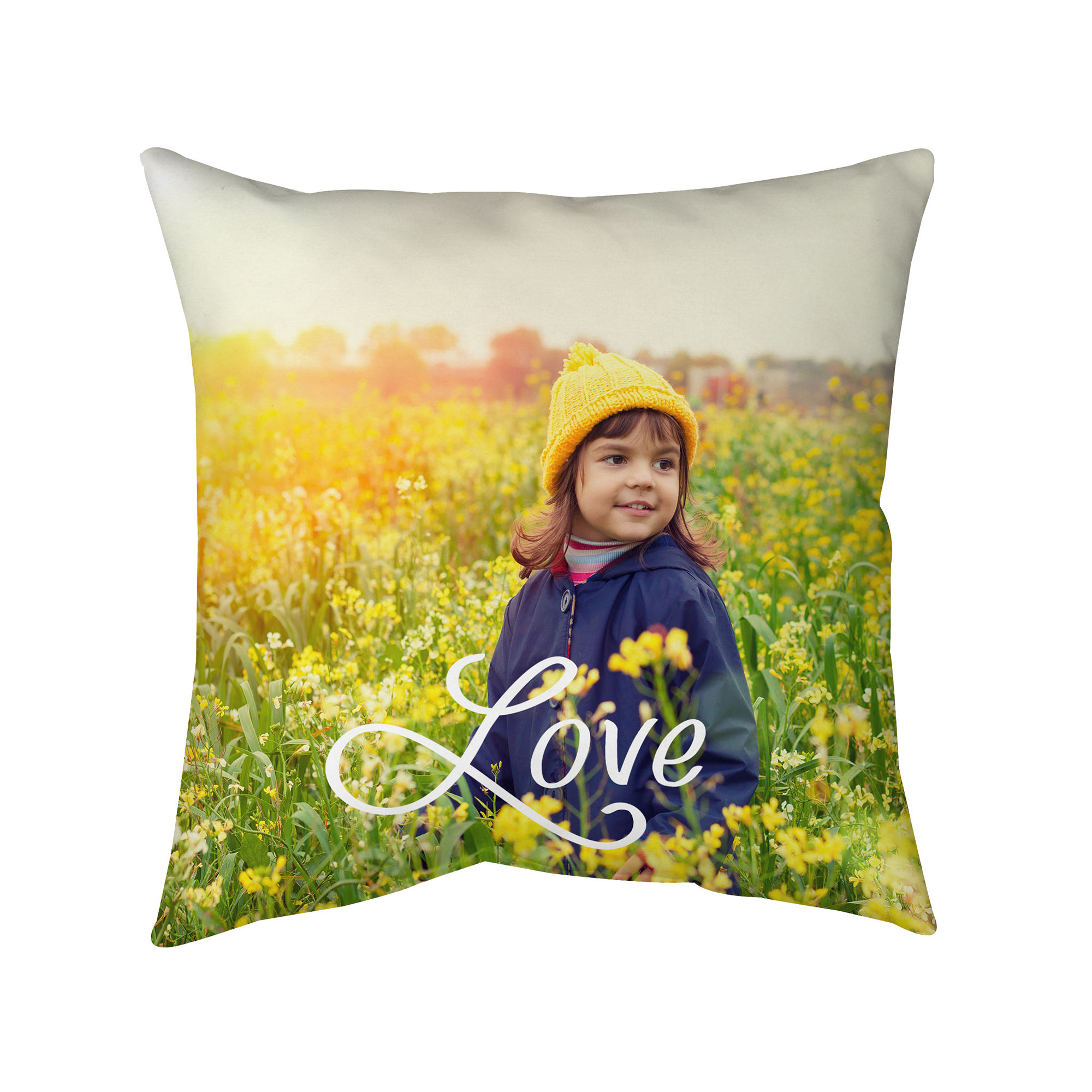 Walmart Custom Decorative Pillow Cover and Insert, 18x18 Square, Weight 1.06 lbs., Unisex, Adult, Teen, Tween