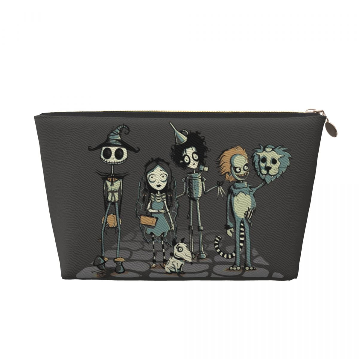 Custom Tim Burton Beetlejuices Horror Film Cosmetic Bag Women Cute Big Capacity Makeup Case Beauty Storage Toiletry Bags Walmart