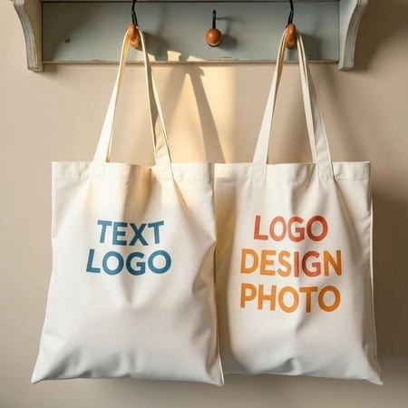 Custom Tote Bags With Your Logo wholesale Custom Promotional Bags Photo or Text Print Bulk