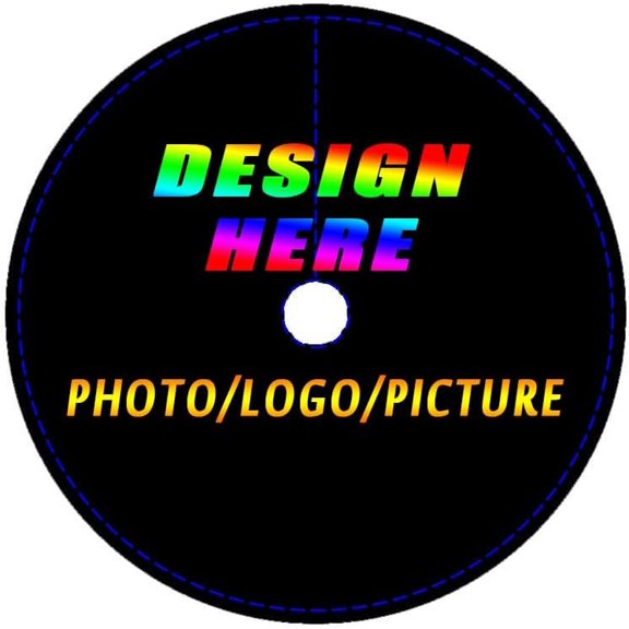 Custom Tree Skirts Prints Photo Picture Logo 48", Christmas Tree Cloth Mats Trees Skirts for Decor Gift, Home Decoration
