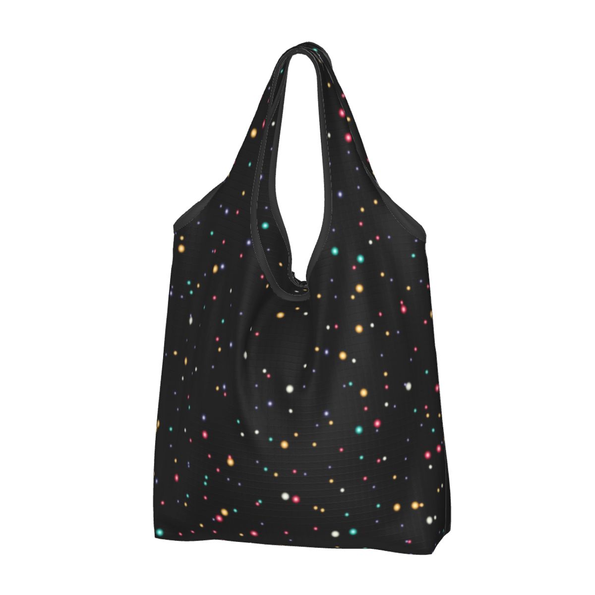 Custom Trendy Pretty Rhinestone Crystal Groceries Shopping Bags Kawaii