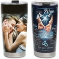 thumbnail image 1 of Custom Tumblers to Wife or from Husband Add Your Photo Name Personalized Stainless Steel Tumblers For Couple Best Custom Gift for Wife, 1 of 6