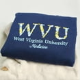 thumbnail image 1 of Custom University Floral Letter Embroidered Sweatshirt, College Floral, Flower College, WVU Floral, Unisex Sweatshirt LINHKHA, 1 of 5