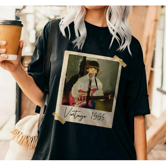 Custom Vintage Photo And Year, Custom Shirt With Picture Personalized 30th Birthday Gift Vintage 30th Birthday Party Vintage Est 1995 Shirt