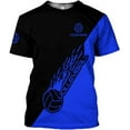 thumbnail image 1 of Custom Volleyball Shirts for Men, Volleyball T Shirts for Women, Personalized Name and Number Volleyball Player Clothes Gift (Blue, 3XL), 1 of 7