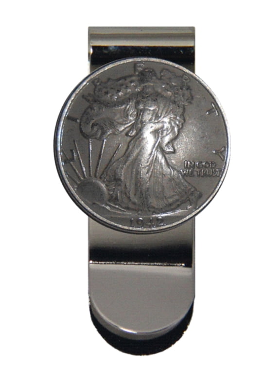 Custom Walking Liberty Half Dollar Heads Money Clip