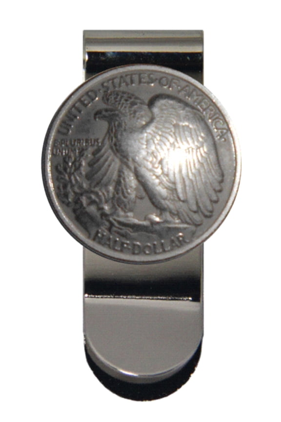 Custom Walking Liberty Half Dollar Tails Money Clip