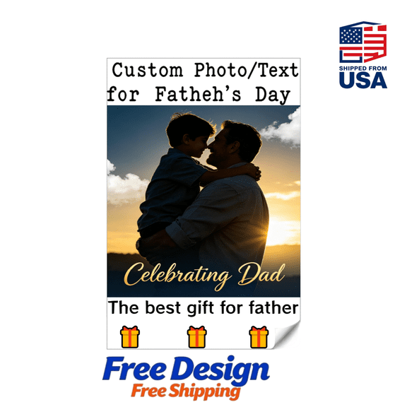 Custom Wall Art Poster Print Personalized Photo Text