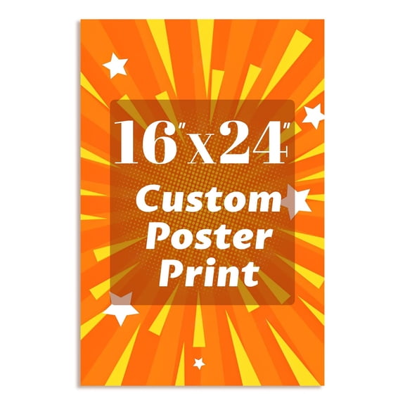 Custom Wall Art Poster Print Personalized Photo Text