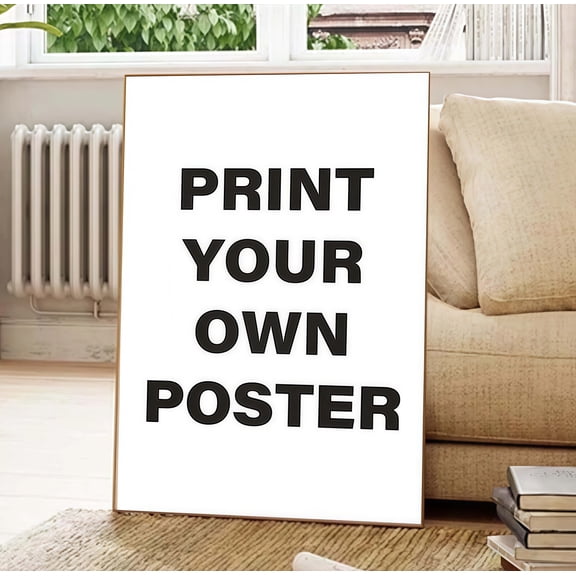 Custom Wall Art Poster Print Personalized Photo Text