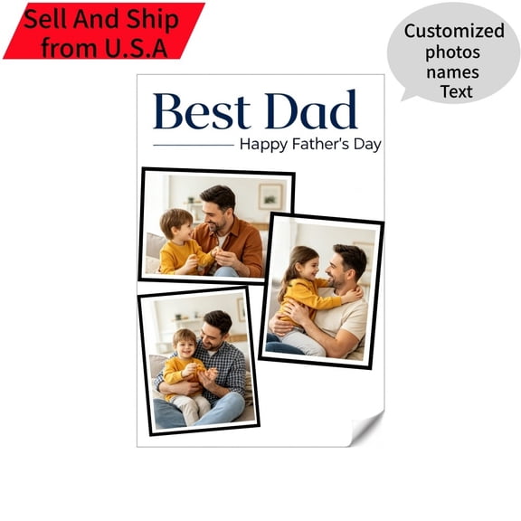Custom Wall Art Poster Print Personalized Photo Text