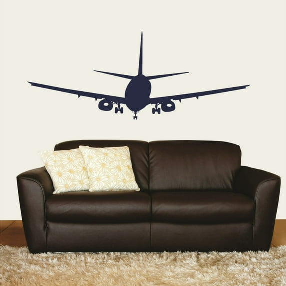 Custom Wall Decal Airplane Wall Kids Boys Bedroom Sticker Vinyl Wall 20 X 60"