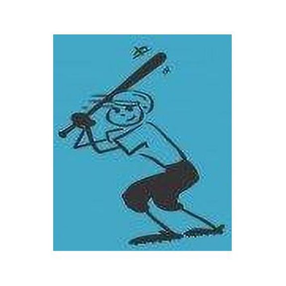 Custom Wall Decal Baseball Player - Living Room - Home Decor Sticker Vinyl Wall
