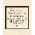 thumbnail image 1 of Custom Wall Decal : Because Someone We Love Is In Heaven Memory Condolence Wall Sticker : 12 X12" -, 1 of 1