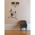 thumbnail image 1 of Custom Wall Decal : Blue White Tiger Bull River Shark Creature Jaws Wall Sticker : 10 X10" -, 1 of 1