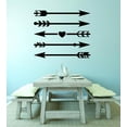 thumbnail image 1 of Custom Wall Decal : Bow Arrow Valentines Day Love Home Decor Living Room Bedroom 20x30, 1 of 1