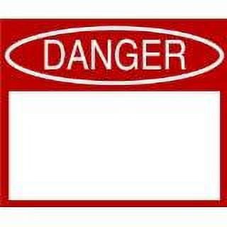 Custom Wall Decal Danger - Living Room Sticker - Vinyl Wall