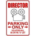 thumbnail image 1 of Custom Wall Decal Director Parking Signs - Sticker - Vinyl Wall : 9 X18", 1 of 1