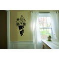 thumbnail image 1 of Custom Wall Decal : Flower Bouquet Silhouette Design 20x40", 1 of 1