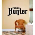 thumbnail image 1 of Custom Wall Decal Future Hunter Animal Hunting Hunter Man Gun Boys Kids Bed Room Sports Hobby Sticker Vinyl Wall 10 X 20", 1 of 1