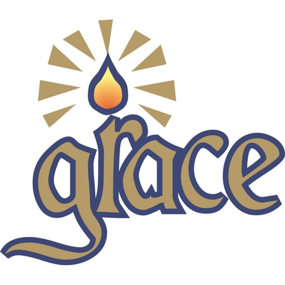 Custom Wall Decal Grace Design Poster Art - Inspirational Bedroom Decoration Sticker Vinyl Wall 12 X 18"