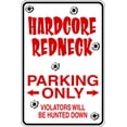 thumbnail image 1 of Custom Wall Decal Hardcore Parking Sign - Sticker - Vinyl Wall : 9 X18", 1 of 1
