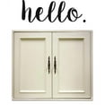 thumbnail image 1 of Custom Wall Decal Hello Peel & Stick Sticker Vinyl Wall Decal 16x40 Inches, 1 of 1