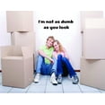 thumbnail image 1 of Custom Wall Decal I'm Not As Dumb As You Look - Boys Girls BedRoom Sticker Vinyl Wall 4 X 12", 1 of 1