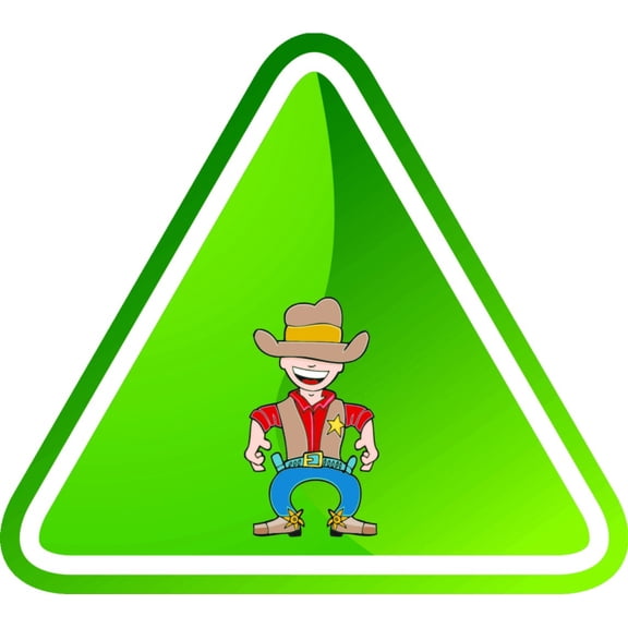 Custom Wall Decal Kids Cow Boy - Kids Boys Room - Sticker - Vinyl Wall : 12 X12"